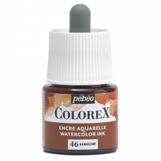 Краска акварель "PEBEO"   акварельные чернила Colorex   45 мл 417046 сангина