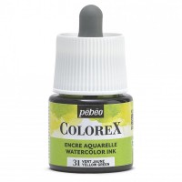 Краска акварель "PEBEO"   акварельные чернила Colorex   45 мл 417031 желто-зеленый
