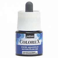 Краска акварель "PEBEO"   акварельные чернила Colorex   45 мл 417020 ультрамарин