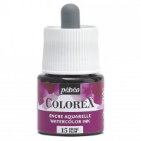 Краска акварель "PEBEO"   акварельные чернила Colorex   45 мл 417015 сливовый