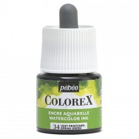 Краска акварель "PEBEO"   акварельные чернила Colorex   45 мл 417034 зеленый весенний