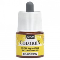 Краска акварель "PEBEO"   акварельные чернила Colorex   45 мл 417002 желтый основной
