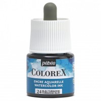 Краска акварель "PEBEO"   акварельные чернила Colorex   45 мл 417024 бирюзовый
