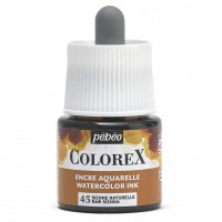 Краска акварель "PEBEO"   акварельные чернила Colorex   45 мл 417045 сиена натуральная