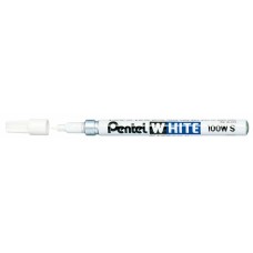 "Pentel"   Маркер перманентный White, белый   2 мм   пулевидный   1 шт. X100WS промышленный белый