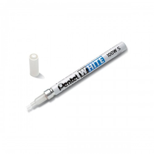 "Pentel"   Маркер перманентный White, белый   2 мм   пулевидный   1 шт. X100WS промышленный белый