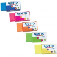 "Giotto"   Ластик флуоресцентные цвета   60 шт. F241700
