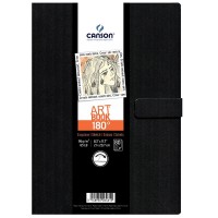 "Canson"   Блокнот для зарисовок "Art Book 180°"   96 г/м2  21.6 х  27.9 см  твердый переплет   80 л. C200006461