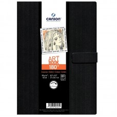 "Canson"   Блокнот для зарисовок "Art Book 180°"   96 г/м2  21.6 х  27.9 см  твердый переплет   80 л. C200006461