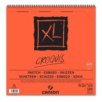 "Canson"   Альбом для графики XL Croquis   90 г/м2  A4+   30 х  30 см  на спирали   120 л. С200787117