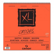 "Canson"   Альбом для графики XL Croquis   90 г/м2  A4+   30 х  30 см  на спирали   120 л. С200787117
