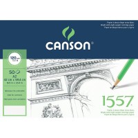 "Canson"   Альбом для графики 1557   120 г/м2  A4   42 х  59.4 см  склейка с одной стороны   50 л. C204127410