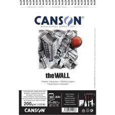 "Canson"   Альбом для маркера The Wall   220 г/м2  30 л.  A3+   43.7 х  29.7 см C400078799