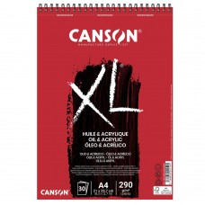 "Canson"   Блокнот XL Oil and Acrylic   290 г/м2  A4   21 х  29.7 см  на спирали   30 л. C400110401