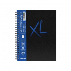 "Canson"   XL MIX MEDIA  Скетчбук на спирали   A5   300  г/м2  на спирали   34 л. C31200L015