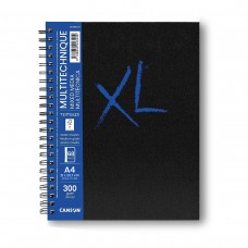 "Canson"   XL MIX MEDIA  Скетчбук на спирали   A4   300  г/м2  на спирали   34 л. C31200L016