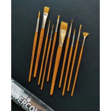 Набор кистей "Daler Rowney"   SIMPLY Набор акварельных кистей   10 шт. D126500813