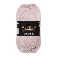 Пряжа ALPINA "ANABEL"   100\% мерсеризованный хлопок   10 шт. х  50 г  120 м ± 6 м №452 т.бежевый