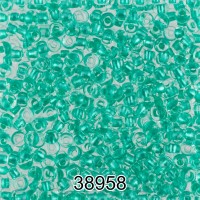 Бисер Чехия круглый 5   10/0   2.3 мм  500 г 38958 (Ф372) зеленый