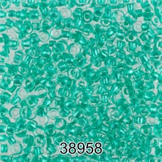 Бисер Чехия круглый 5   10/0   2.3 мм  500 г 38958 (Ф372) зеленый