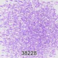 Бисер Чехия круглый 5   10/0   2.3 мм  500 г 38228 (Ф361) св.фиолетовый