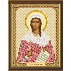 Набор для вышивания "Нова Слобода" С 6148   "Св. Мц. Виктория (Ника) Коринфская" 13 х 17 см