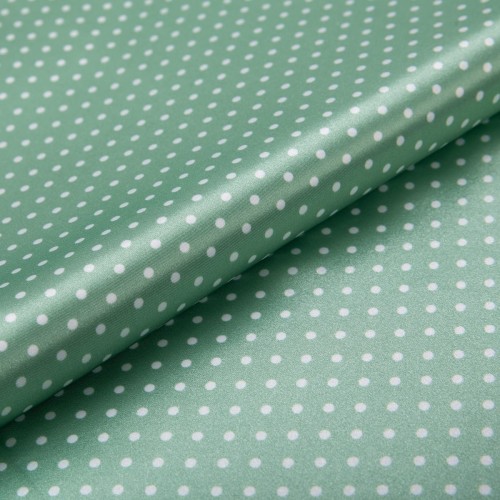 Ткань PSS-002   Poly satin   75 г/кв.м ± 5 г/кв.м  145 см ± 2 см  100\% полиэстер №13 морская волна/белый