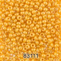 Бисер Чехия круглый 7 10/0 2.3 мм 500 г 83111 (Ф466) т.желтый