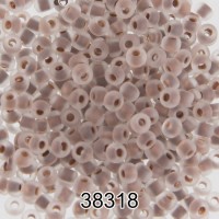 Бисер Чехия круглый 5   10/0   2.3 мм  500 г 38318 (Ф417) коричневый мат.