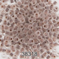 Бисер Чехия круглый 5   10/0   2.3 мм  500 г 38318 (Ф417) коричневый мат.