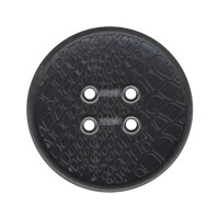 Пуговица пальтовая/шубная "Gamma"   DX 0035   40 " ( 25 мм)  24 шт  № А008 черный