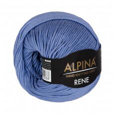 Пряжа ALPINA "RENE"   100\% мерсеризованный хлопок   10 шт. х  50 г  105 м ± 5 м №1232 св.фиолетовый