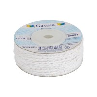 Шнур "Gamma"   2 мм  GTX-25   бечевка   25 м ± 0.5 м №001 белый