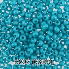 Бисер Чехия "GAMMA" круглый 2   10/0   2.3 мм  50 г  1-й сорт B293 бирюзовый ( 63030 )