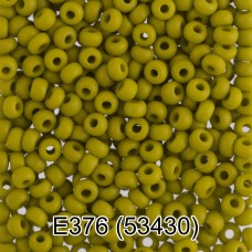 Бисер Чехия "GAMMA" круглый 5   10/0   2.3 мм  50 г  1-й сорт E376 оливковый ( 53430 )