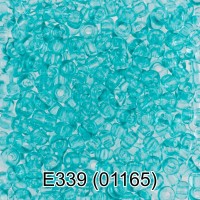 Бисер Чехия "GAMMA" круглый 5   10/0   2.3 мм  50 г  1-й сорт E339 голубой ( 01165 )
