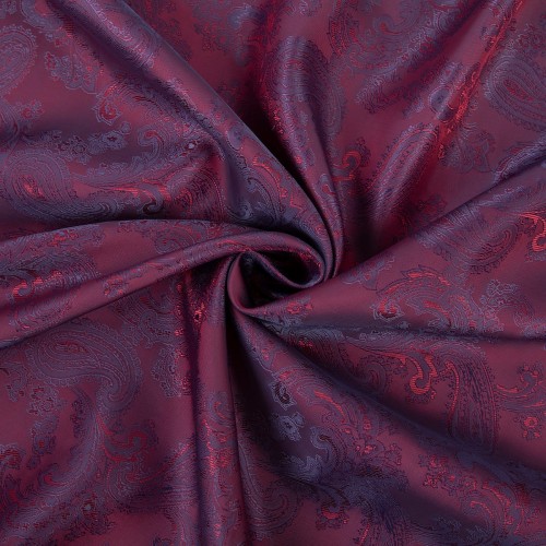 Ткань подкладочная "Gamma"   Taffeta с рисунком   JTR   52\% полиэстер, 48\% вискоза   145 см ± 2 см №031 сиренево-красный