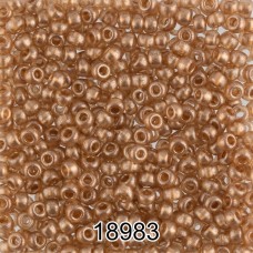 Бисер Чехия круглый 6   10/0   2.3 мм  500 г 18983 (Ф487) оранжевый