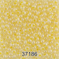 Бисер Чехия круглый 1   10/0   2.3 мм  500 г 37186 (Ф043) желтый