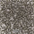 Бисер Чехия круглый 1 10/0 2.3 мм 500 г 38011 (Ф501) серо-зеленый