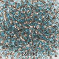 Бисер Чехия круглый 1 10/0 2.3 мм 500 г 69000 (Ф577) синий