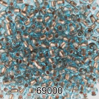 Бисер Чехия круглый 1   10/0   2.3 мм  500 г 69000 (Ф577) синий