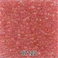 Бисер Чехия круглый 5   10/0   2.3 мм  500 г 07122 (Ф613) розовый/перл