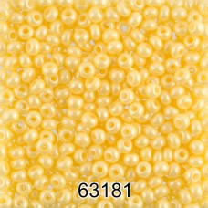 Бисер Чехия круглый 5   10/0   2.3 мм  500 г 63181 (Ф619) желтый