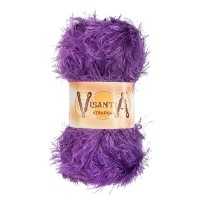 Пряжа VISANTIA "TRAFKA"   100\% полиэстер   5 шт. х  100 г  150 м ± 3 м №0030 св.фиолетовый