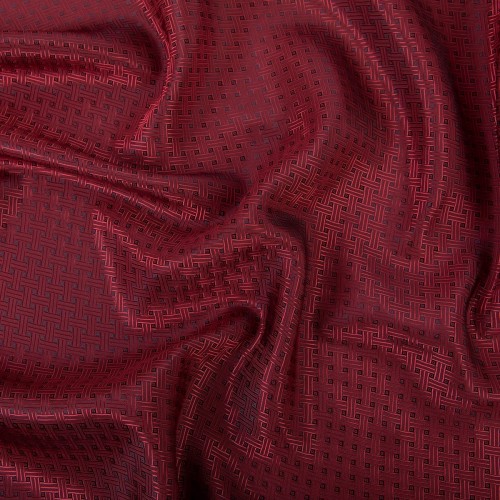 Ткань подкладочная "Gamma"   Taffeta с рисунком   JTR   52\% полиэстер, 48\% вискоза   145 см ± 2 см №132 бордовый (абстрактный)
