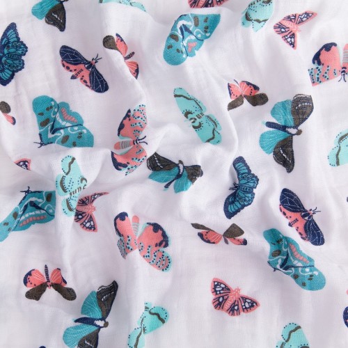 Ткань "PEPPY"   Ткань муслиновая   ФАСОВКА   EMBRACE   100\% хлопок   100 х  125 см  Shannon Fabrics mariposa multi