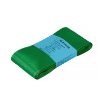 Лента атласная 50 мм ( 2 ")  "Gamma"   AL-50P   ФАСОВКА   5 x  5.4 м №152 зеленый