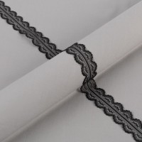 Кружево "BLITZ"   25 мм  LCE-05   на бобине   25 м  ±0.5   Китай 325 черный