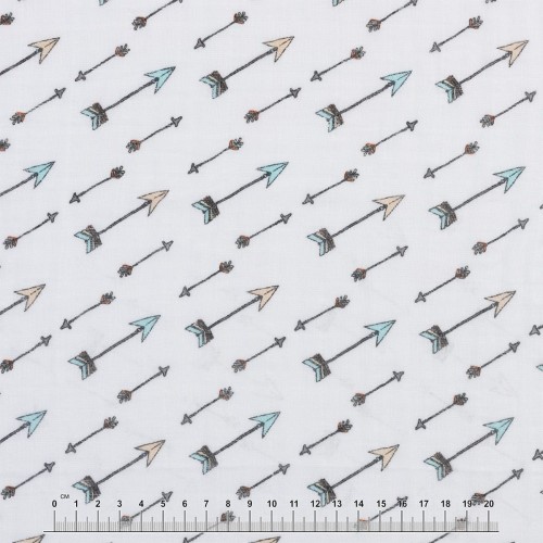 Ткань "Shannon Fabrics"   Ткань муслиновая   SMD EMBRACE   100\% хлопок   125 см ± 2 см straight and true saltwater